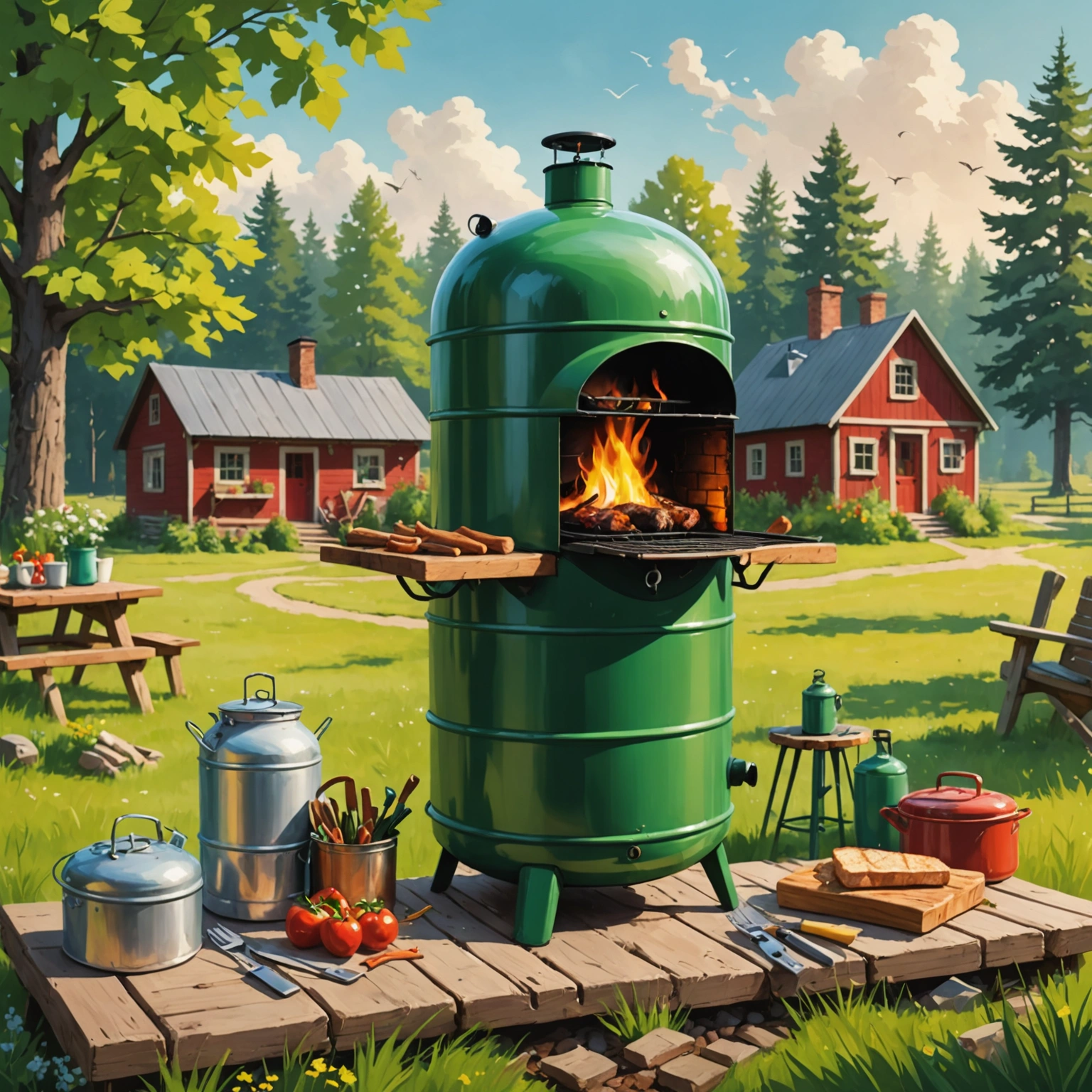 Как вдохнуть новую жизнь в старые вещи и создать идеальный мангал своими руками