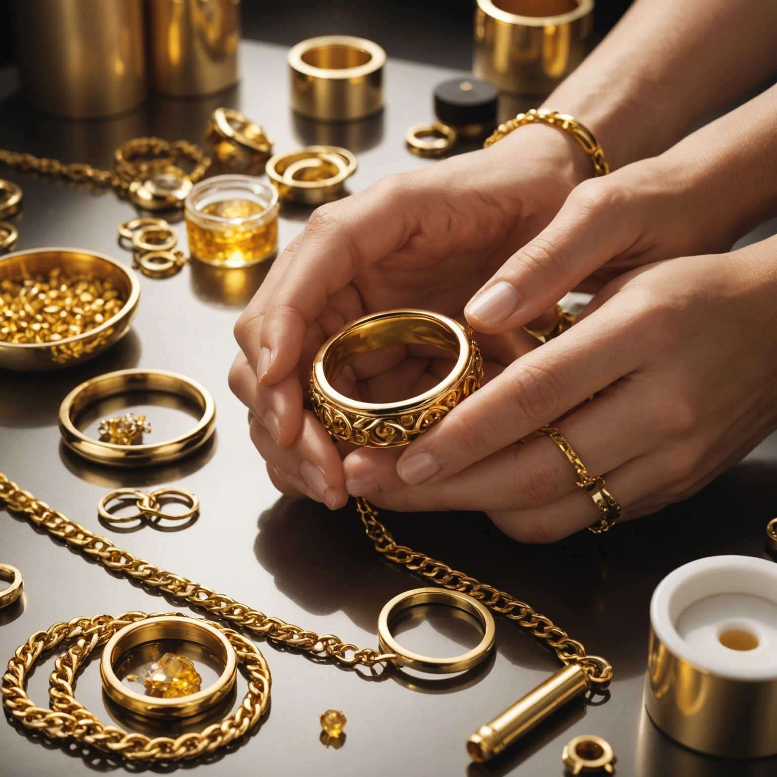 Как почистить золото нашатырём: Быстрый способ дома