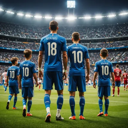 Почему футболисты выходят на поле с детьми: история этой милой традиции вас удивит